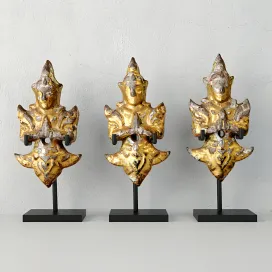 Thai gilded angels